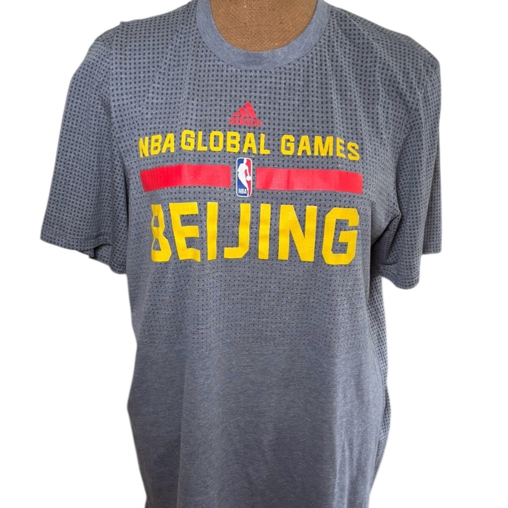 Adidas Global Games Gray Yellow T-Shirt